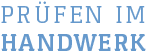Logo Prüfen im Handwerk, Zusatztext